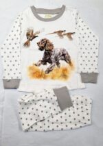 Children's Grey Spotty pyjamas long sleeve (various designs) - Image 7