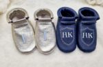 Children's leather slippers (NB to 8yr) soft & hard sole options - Image 2