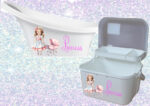 Girls Baby bath sets (various designs) (Shnuggle bath & vanity case) - Image 7