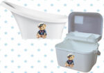 Boys New Baby bath sets (Various designs) (Shnuggle bath and vanity case) - Image 6